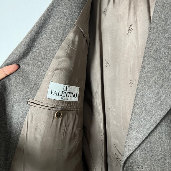 Valentino 100% Virgin Wool Sportscoat Blazer Jacket Neutral - Picture 4 of 9